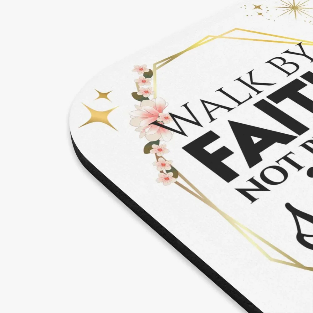 Inspirational Bible Verse Collage Mouse Pad | Faith Quotes, Scripture Desk Mat